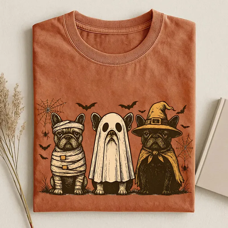 Halloween French Bulldog T-shirt