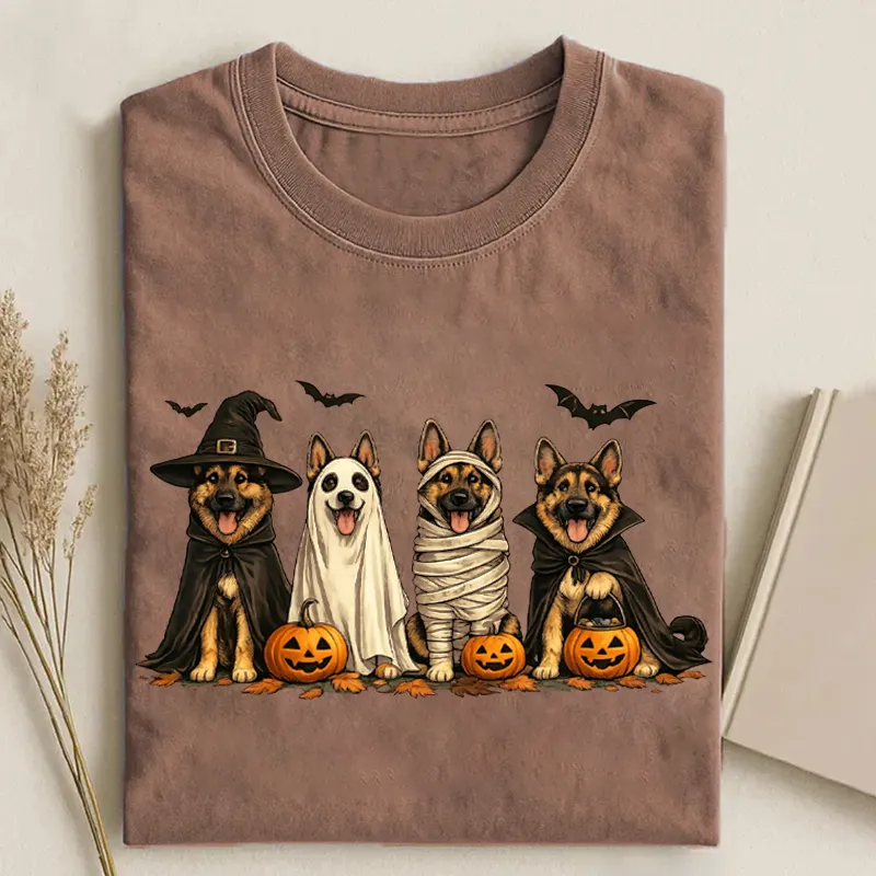 German Shepherd Halloween T-shirt