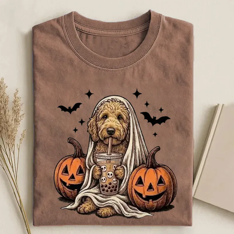 Goldendoodle Ghost & Boba T-shirt
