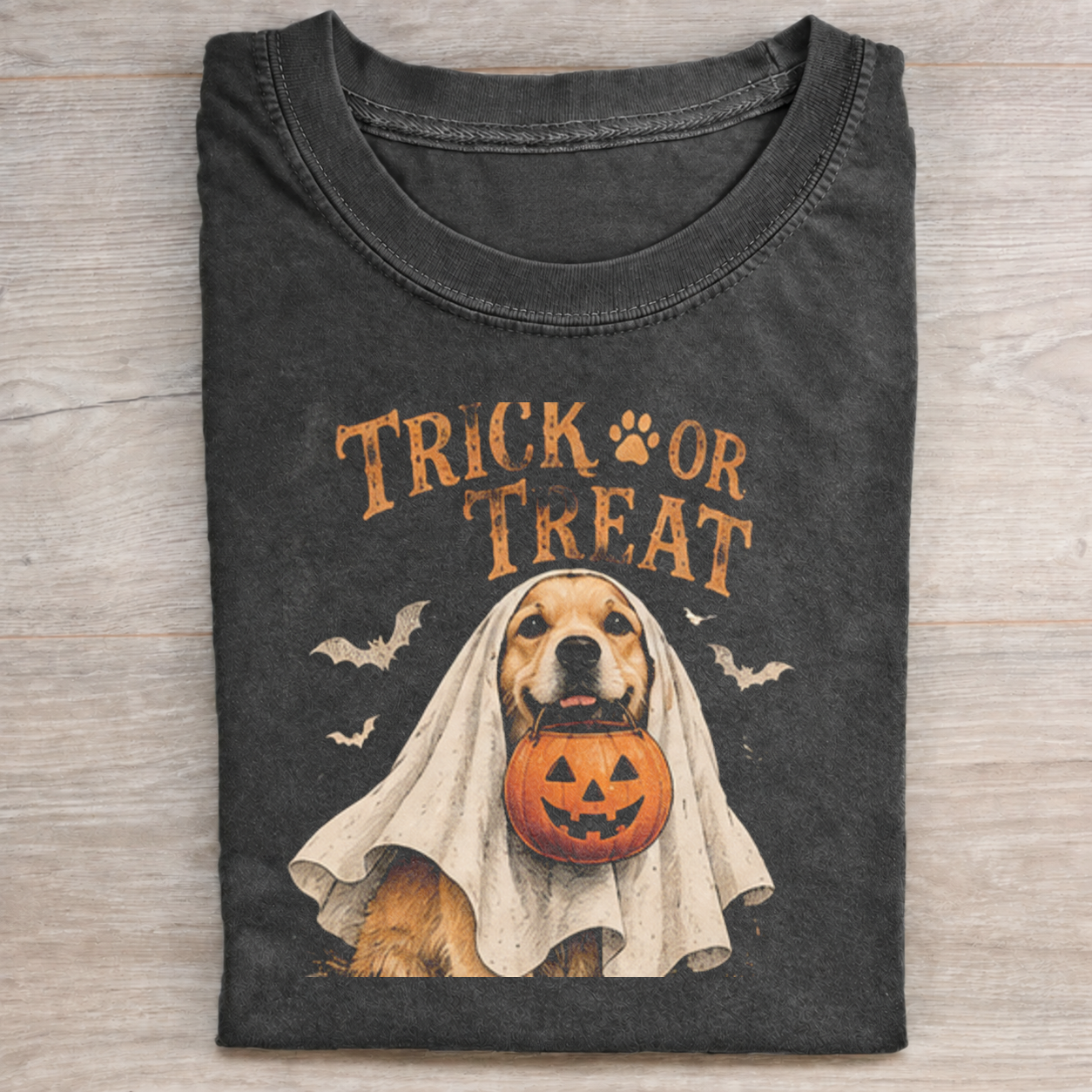 Trick or Treat Golden Retriever Dog