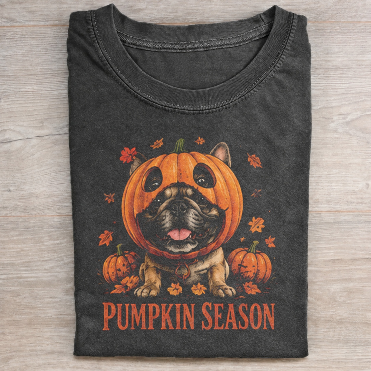  Pumpkin Head Dog French Bulldog