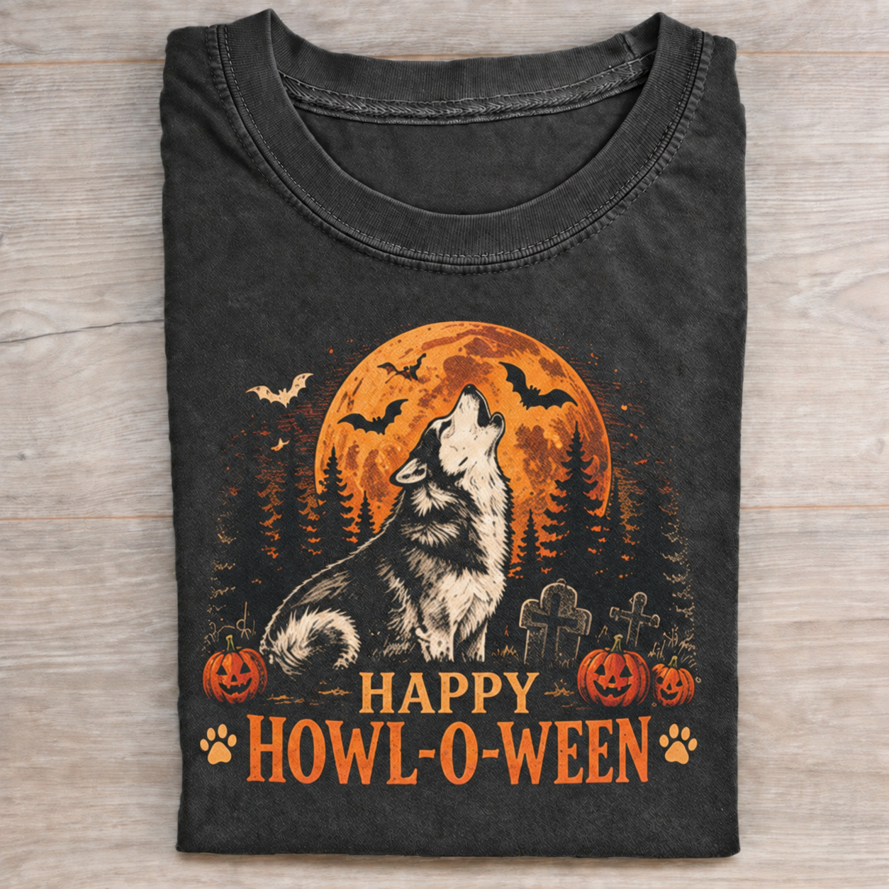  Happy Howl-O-Ween Husky