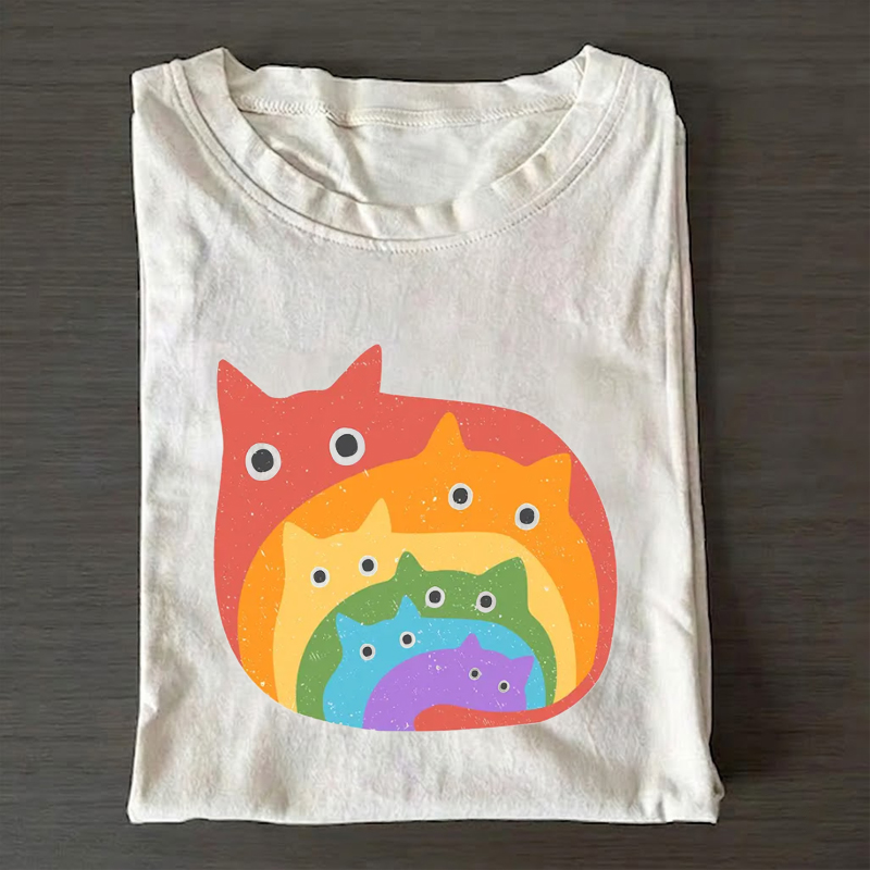 Rainbow Cats LGBTQ Pride T-shirt