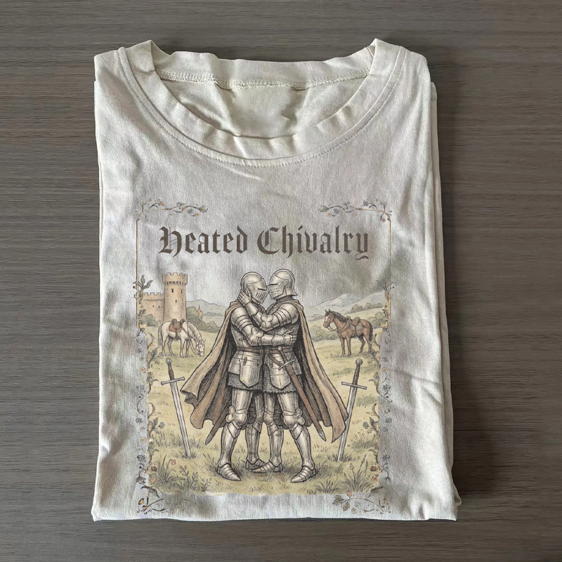 Heated Chivalry Gay Medieval T-shirt