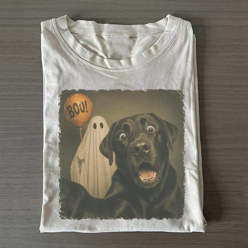 Black Labrador Halloween T-shirt
