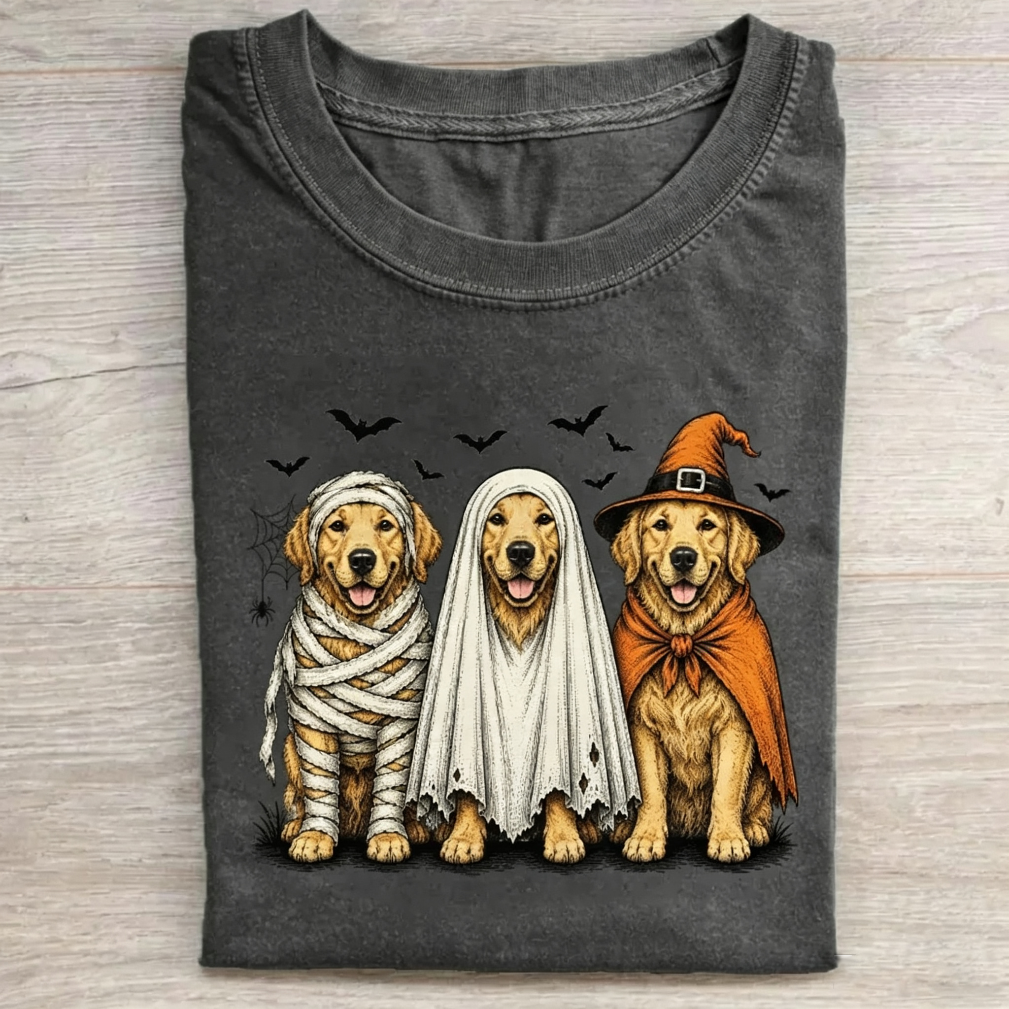 Halloween Golden Retriever T-shirt