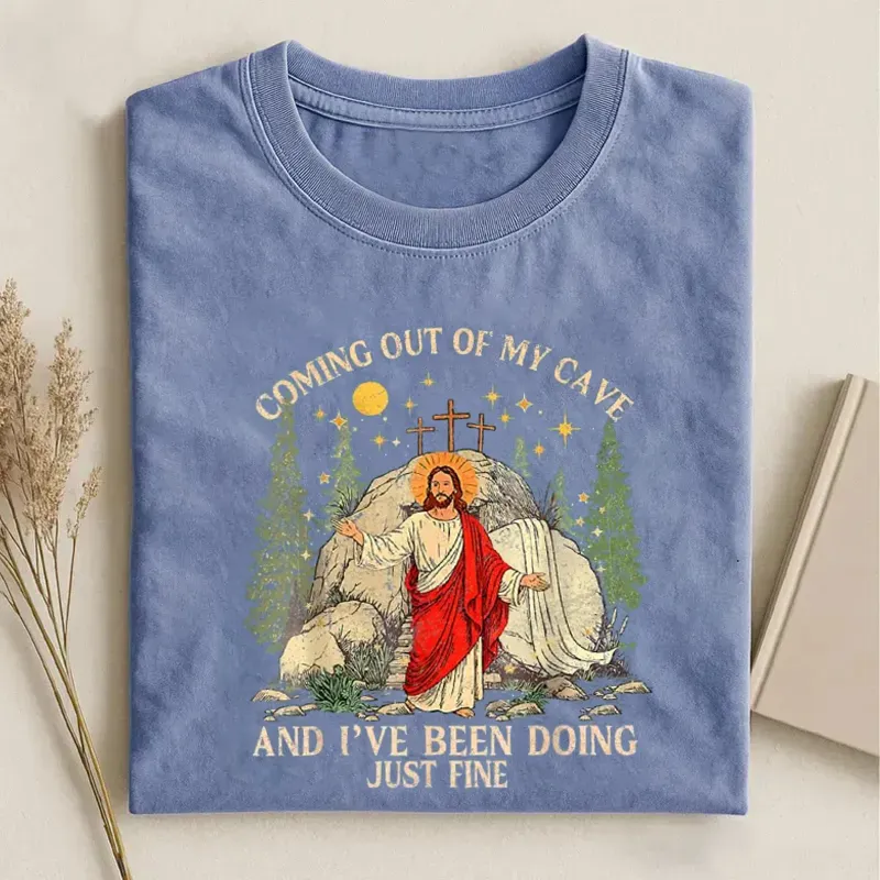 Jesus Coming Out Of My Cave T-shirt