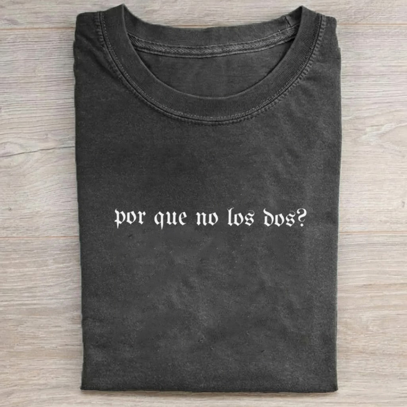 Por Que No Los Dos Bisexual Pride T-Shirt