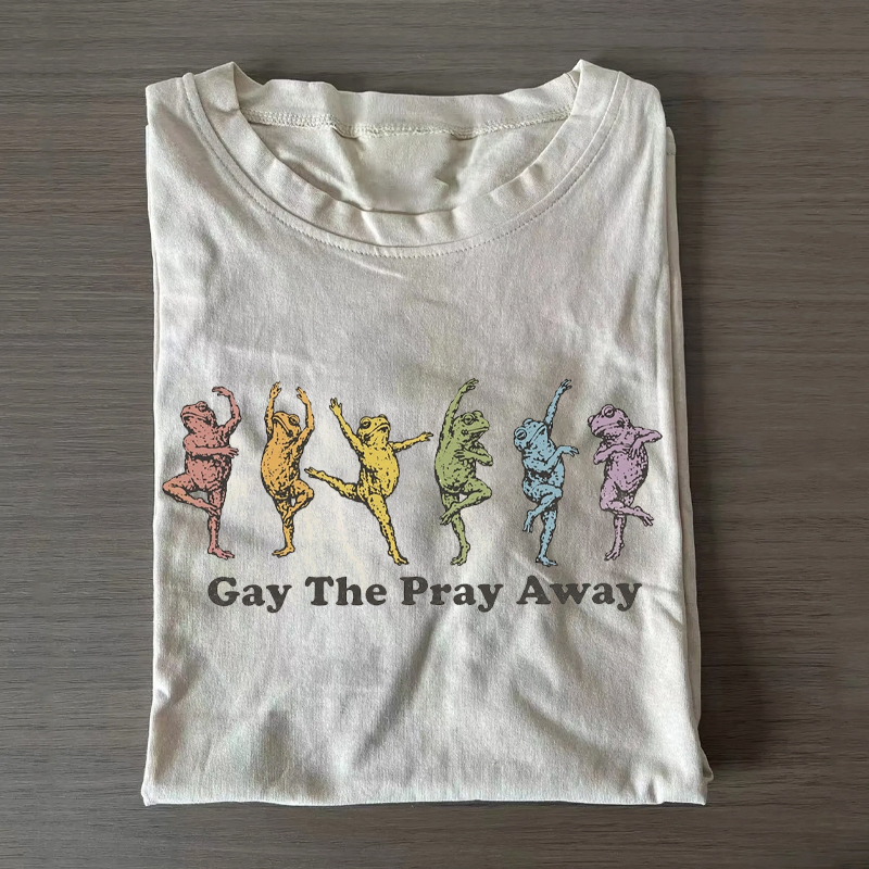 Gay The Pray Away LGBTQ Frog T-Shirt