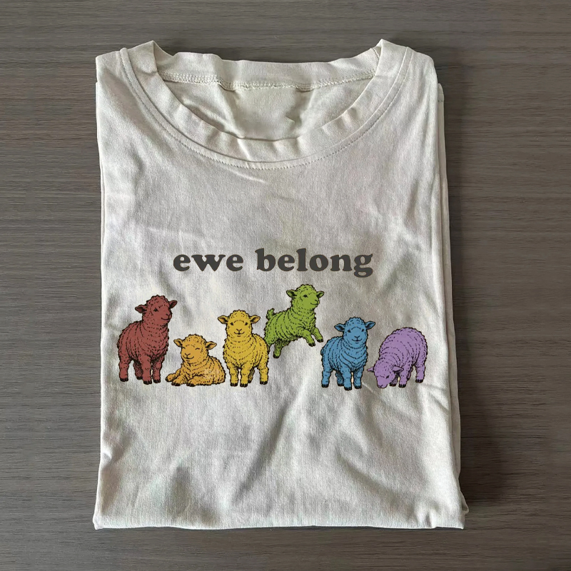 Ewe Belong LGBTQ Pride T-Shirt