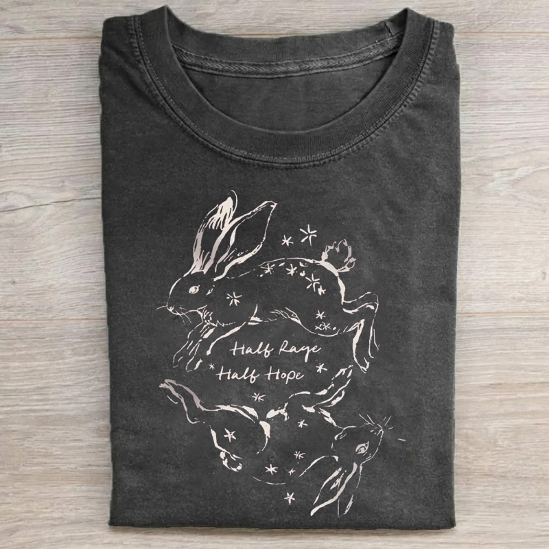 Rage Resistance Rabbit T-shirt