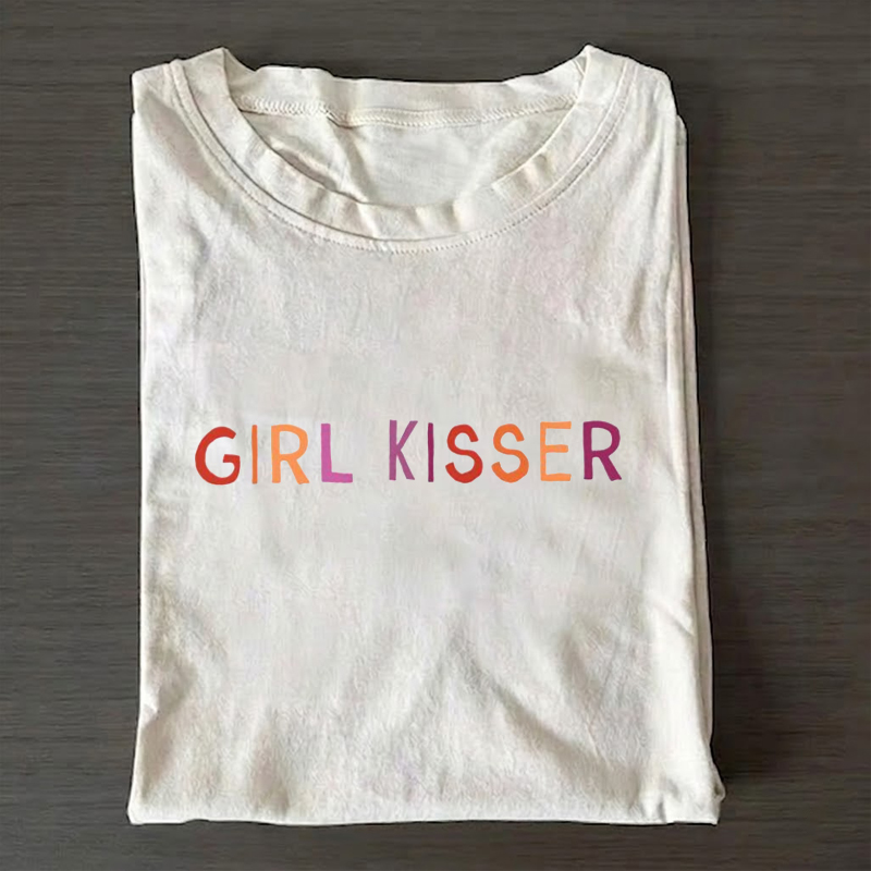 Girl Kisser Subtle Lesbian Pride T-shirt