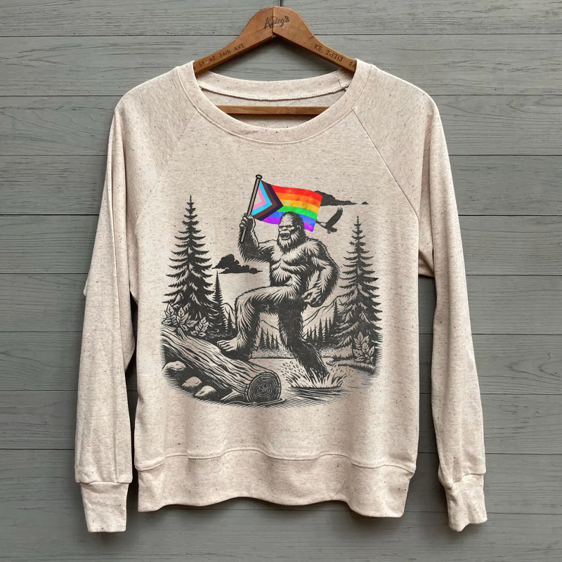 Pride Bigfoot LGBT Pride Sweatshirt