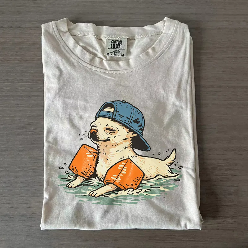 Funny Chihuahua Swimming T-shirt