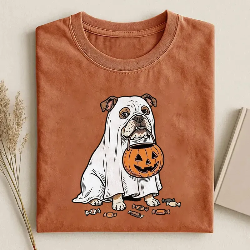 English Bulldog Halloween T-shirt