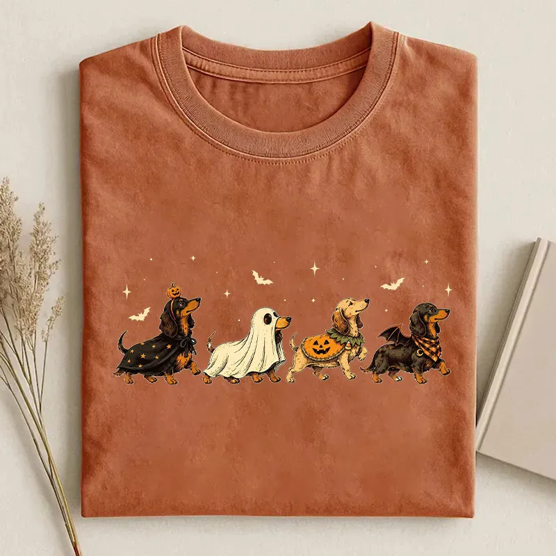 Cute Halloween Dachshund T-shirt