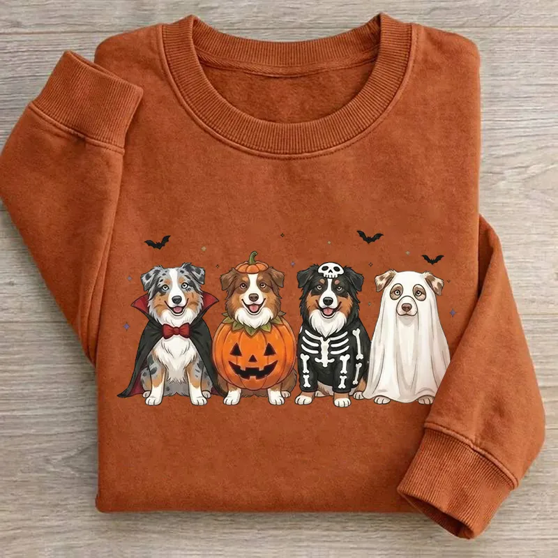 Just A Spooky Aussie Dog Halloween Sweatshirt