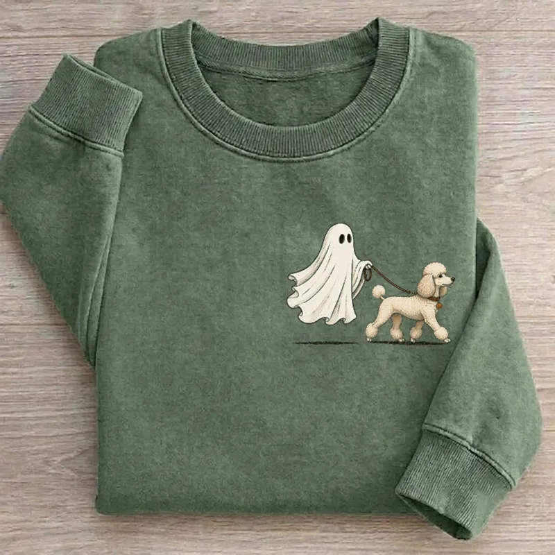 Poodle Ghost Sweatshirt