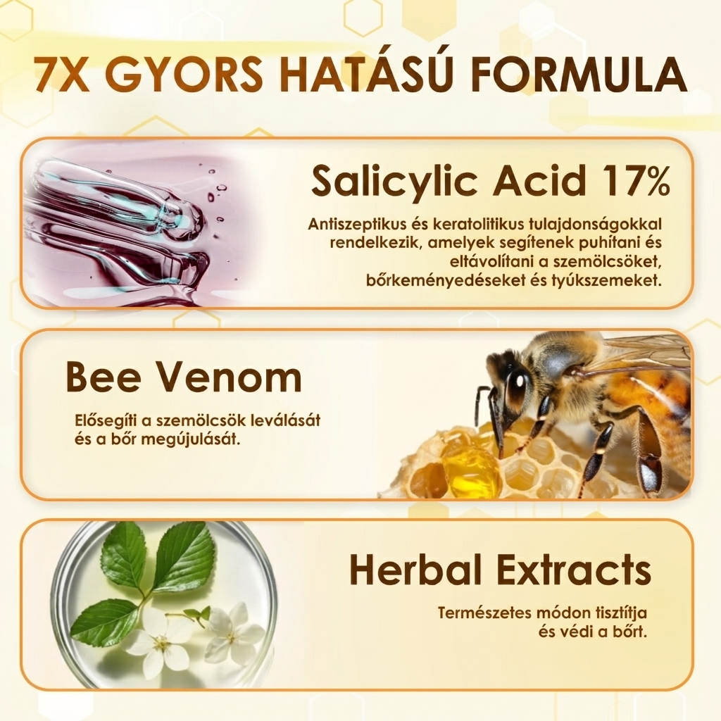 🐝 Méhméreges tyúkszem- és bőrkeményedés-eltávolító krém – Természetes erővel a makacs elváltozások ellen!
