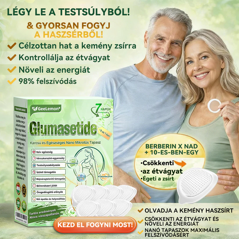 🌿Ajánlott a Semmelweis Kórház által · 👩‍⚕️BENU hivatalos üzlet| 🎁 𝐆𝐞𝑒𝐿𝑒𝐦𝐨𝐧® Glumasetide 8 az 1-ben Karcsú és Egészséges Nano Mikrotűs Tapasz 🇭🇺