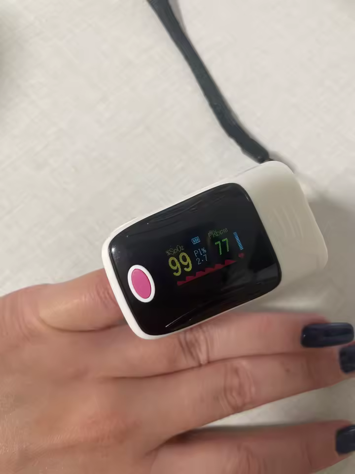 HealthScan™ használat közben