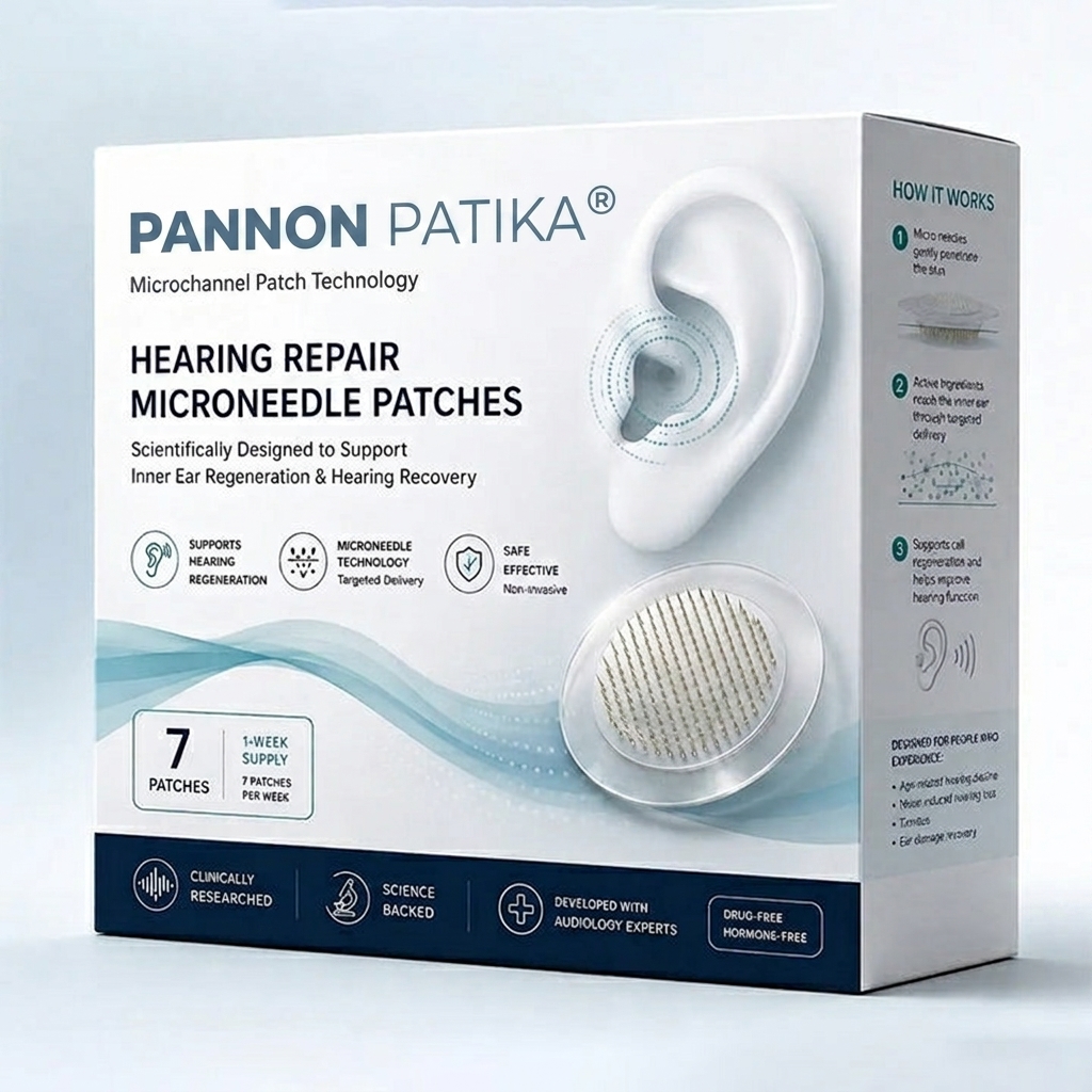Pannon Patika® HALLÁSHELYREÁLLÍTÓ MIKROTŰ TAPASZOK ✅ Célzott támogatás hallásvesztés, fülzúgás (tinnitus), fülgyulladások, egyensúlyzavarok és a korral járó hallásromlás esetén.