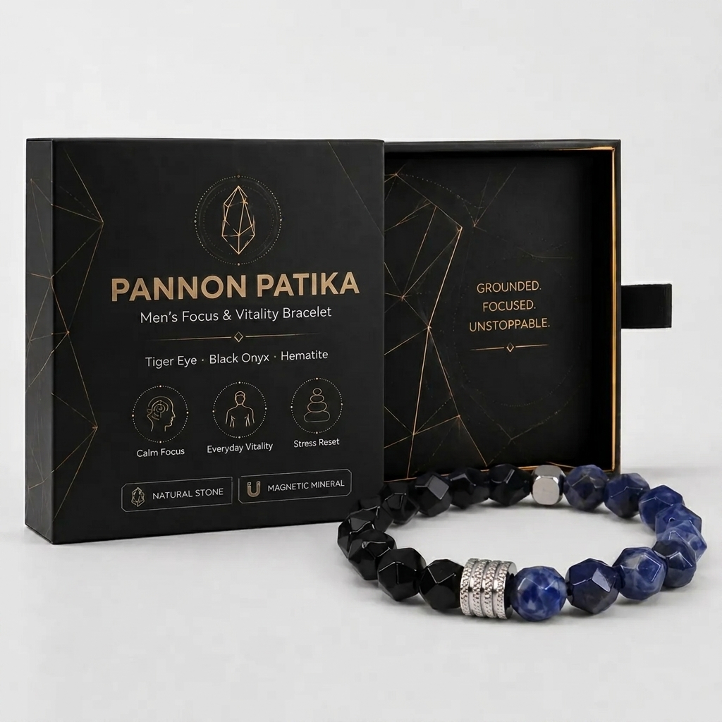 Pannon Patika™ Férfi Fókusz és Egyensúly Karkötő