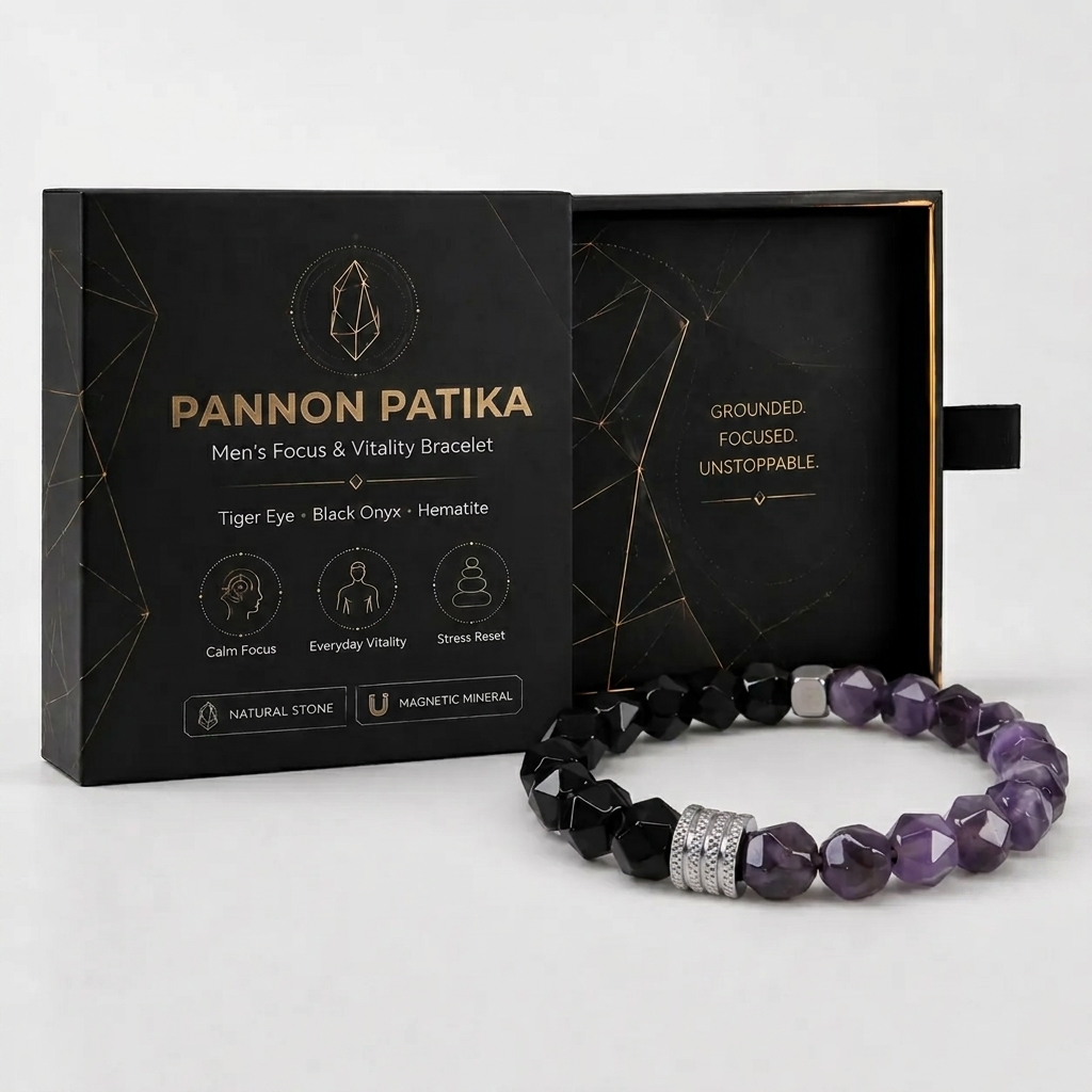 Pannon Patika™ Férfi Fókusz és Egyensúly Karkötő