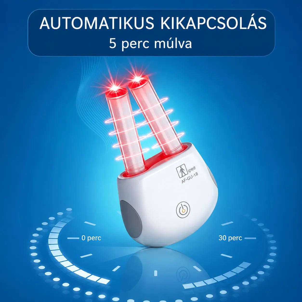 Allergiás nátha elleni készülék, orrlézeres terápia vörös és infravörös fénymasszázzsal, hordozható, újratölthető