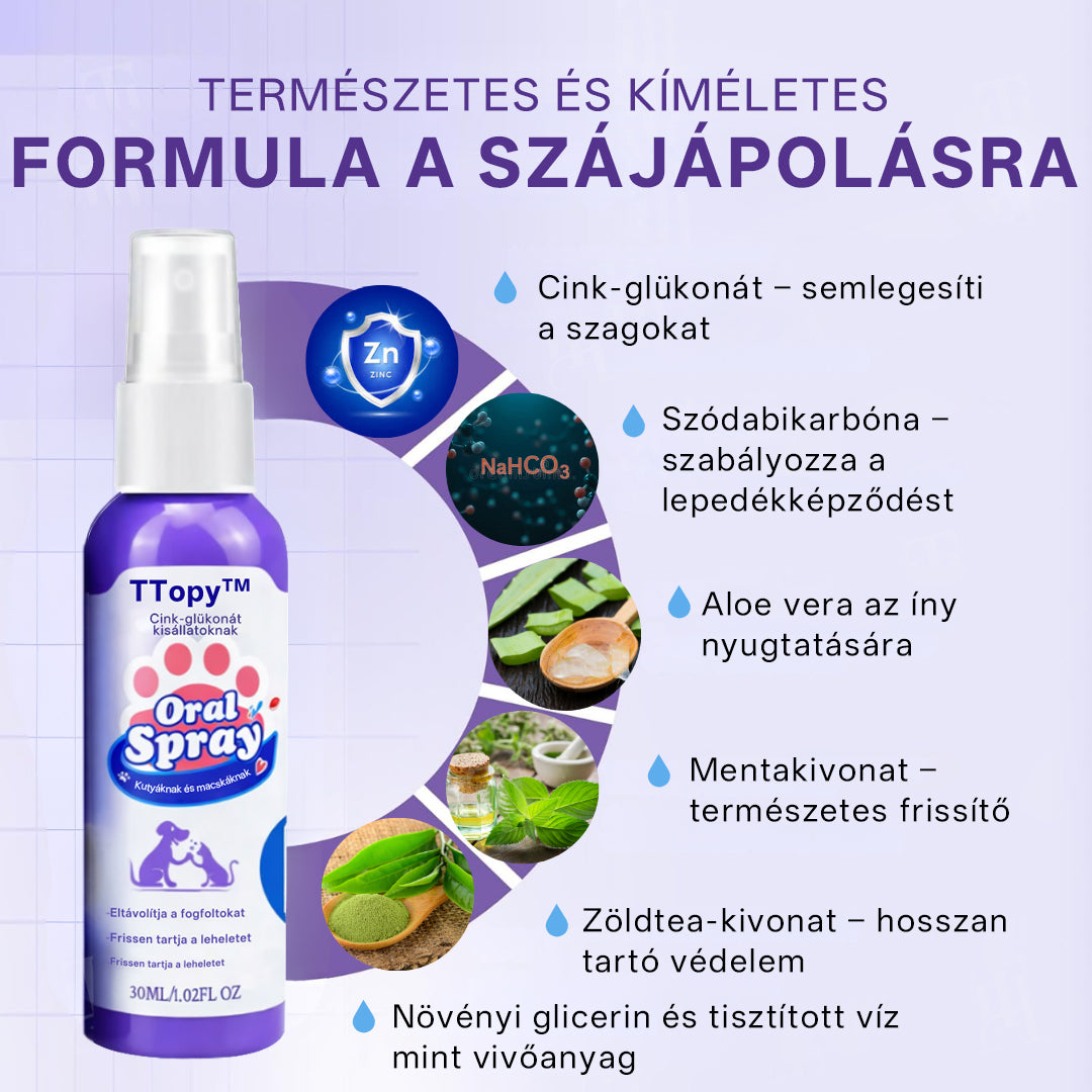 🌟 Hivatalos áruház | TTopy™ Cink-glükonát szájspray kisállatoknak-🌿