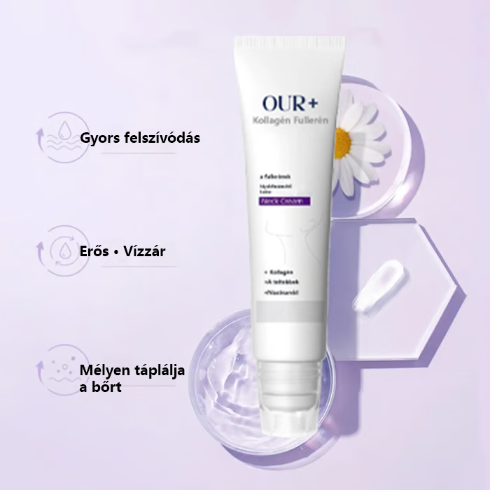 Pannon Patika®Rollerball masszázs nyakkrém 🧴 Kollagén és hialuronsav | Feszesíti a nyakat, csökkenti a nyaki ráncokat és a tokát