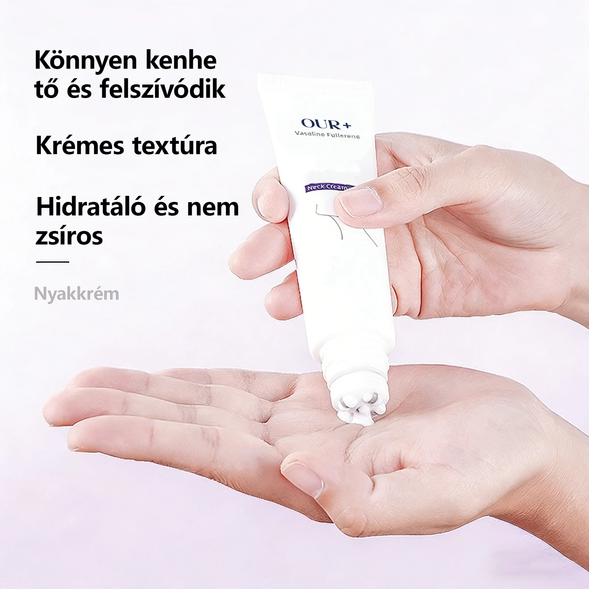 Pannon Patika®Rollerball masszázs nyakkrém 🧴 Kollagén és hialuronsav | Feszesíti a nyakat, csökkenti a nyaki ráncokat és a tokát