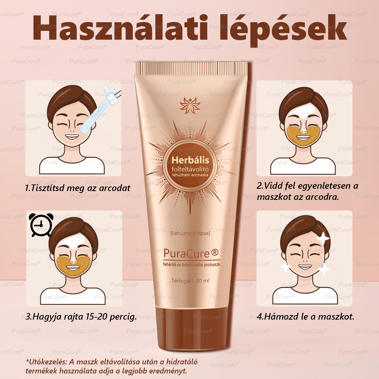 💟𝗣𝘂𝗿𝗮𝗖𝘂𝗿𝗲®Fehérítő És Folteltávolító Arcmaszk | Természetes összetevők tartósan eltüntetik a foltokat, szeplőket és napfoltokat✨✨✨