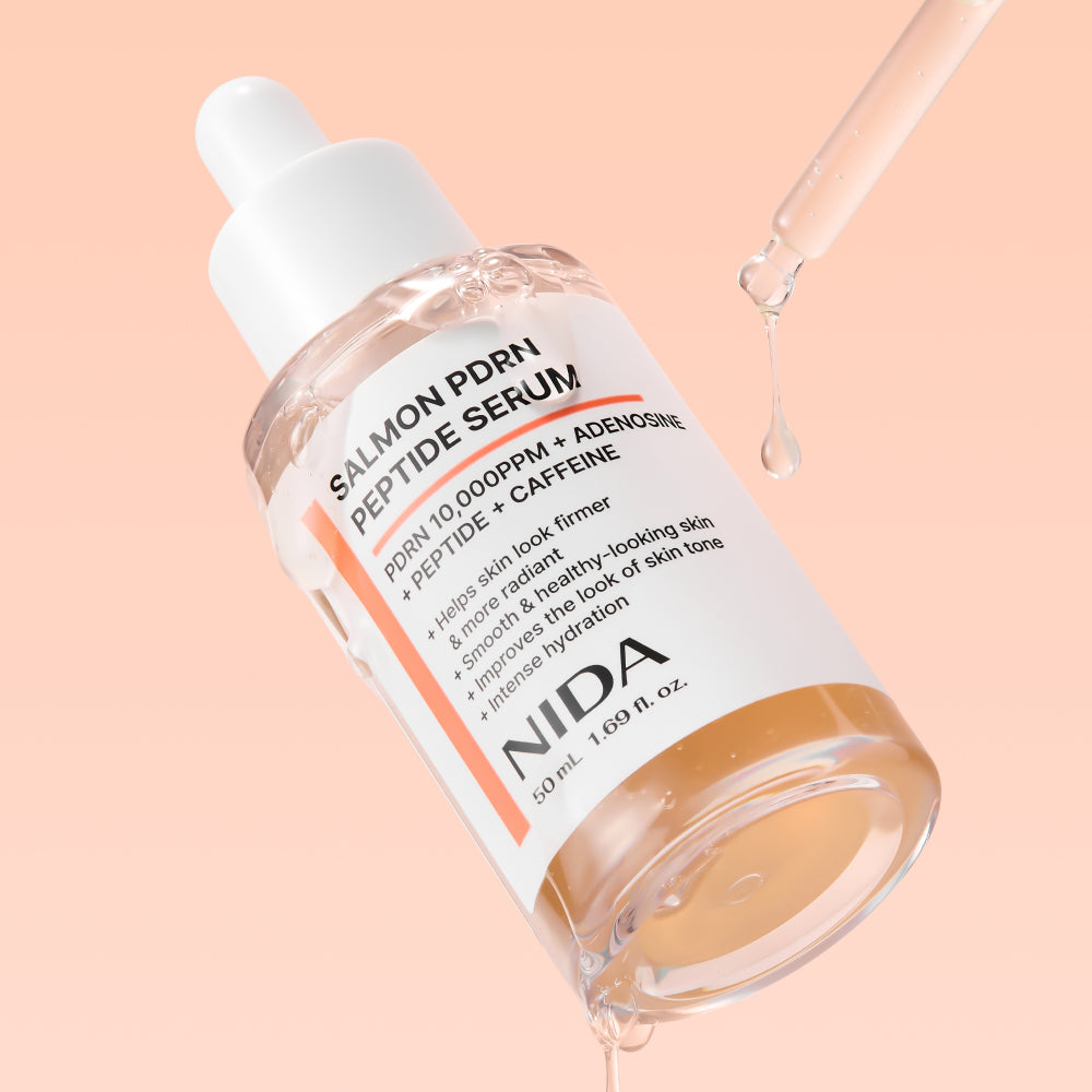 NIDA Lazac-PDRN Peptidszérum – 10 000 PPM lazac-PDRN a látványosan ragyogó, fiatalos bőrért!