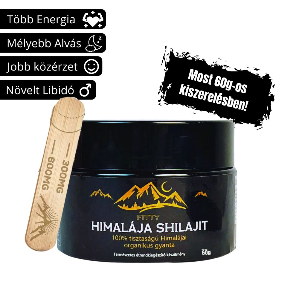 Himalája Shilajit - 85+ ásványi anyaggal (60G)🥇 6000+ gyógynövény ereje egyetelen dobozban