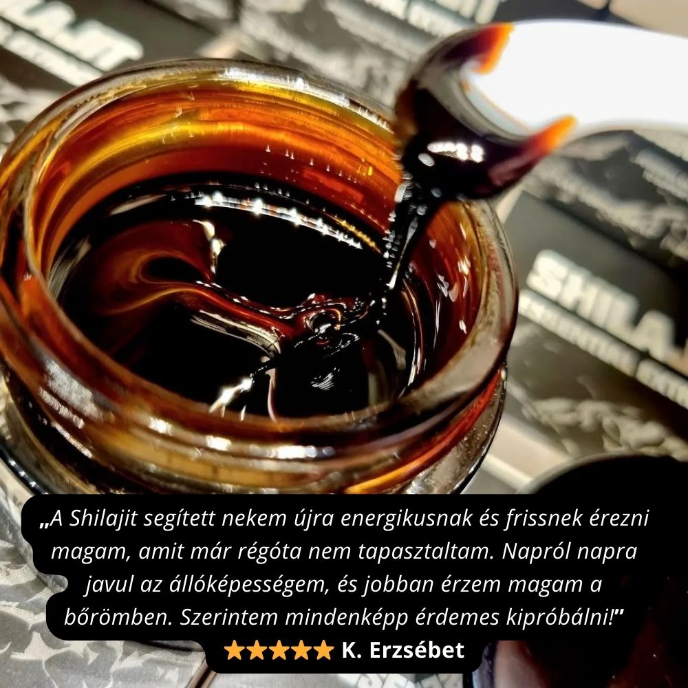 Himalája Shilajit - 85+ ásványi anyaggal (60G)🥇 6000+ gyógynövény ereje egyetelen dobozban