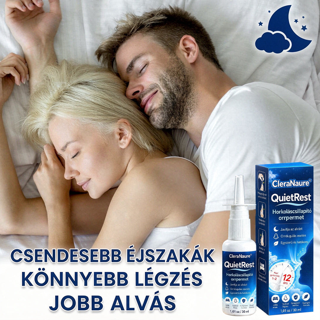 🥇CleraNaure® QuietRest horkoláscsökkentő orrspray