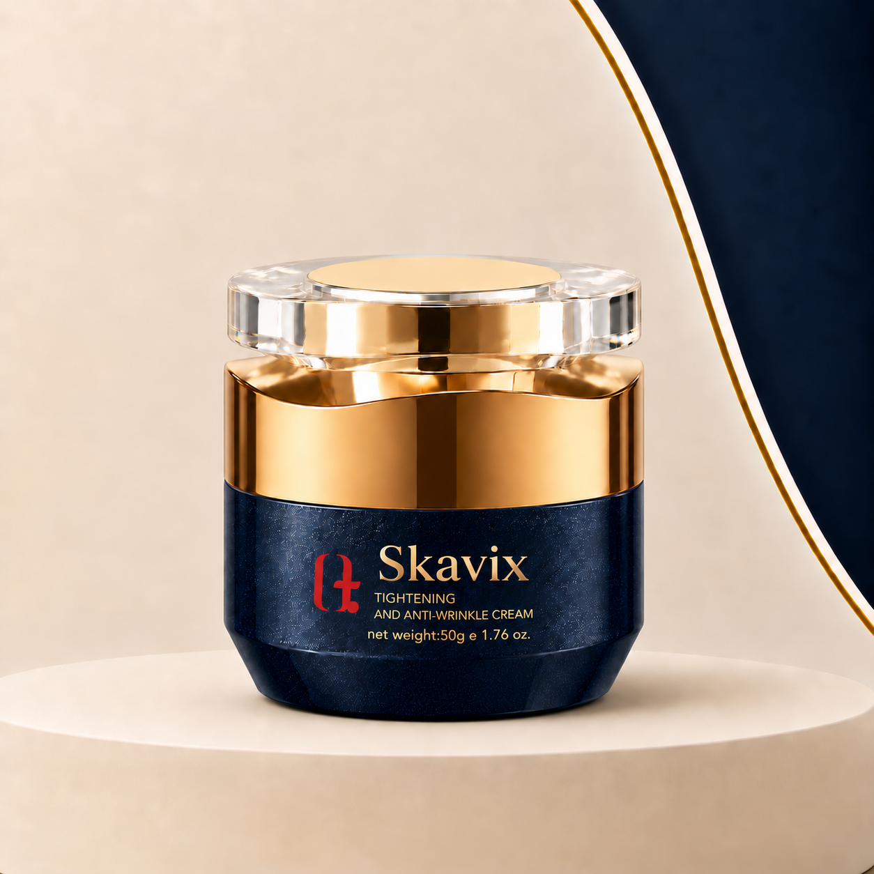 💎 Skavix® Ránctalanító és Feszesítő Krém ✨ Képlet a simább, feszesebb megjelenésű bőrért | 50 g