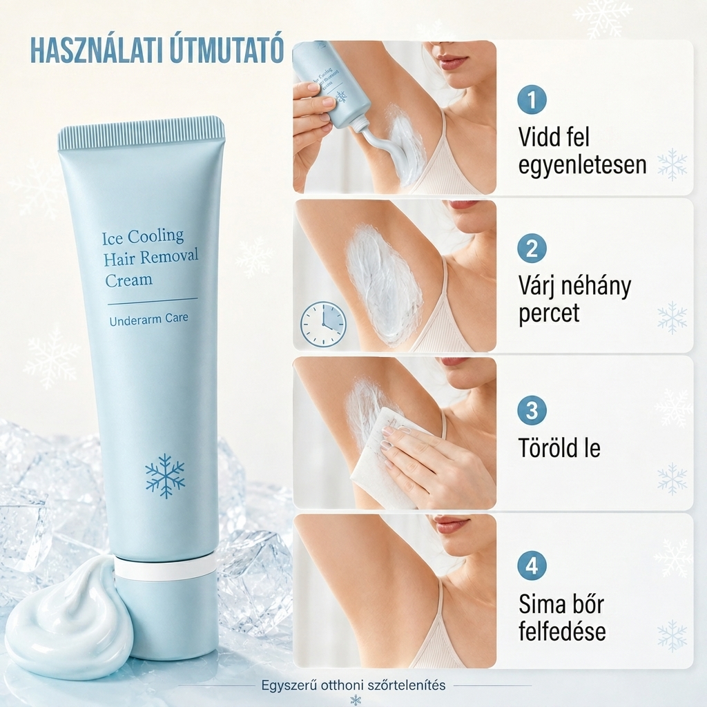 💥 Fájdalommentes, gyengéd szőrtelenítő krém – mostantól otthon, kínzások nélkül!