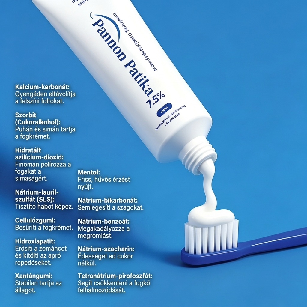Nano-hidroxiapatit fogkrém – fogfehérítés és érzékeny fogak enyhítése 🪥