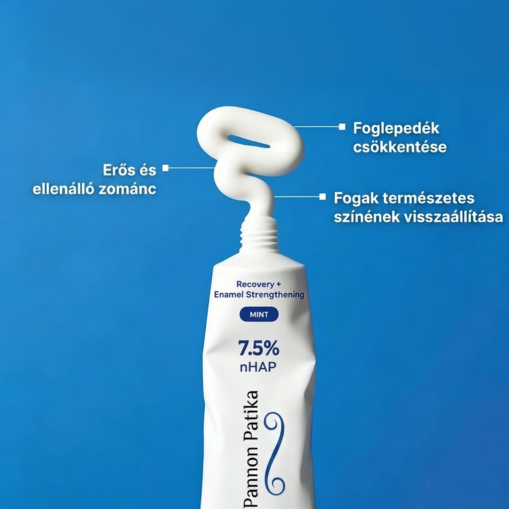 Nano-hidroxiapatit fogkrém – fogfehérítés és érzékeny fogak enyhítése 🪥