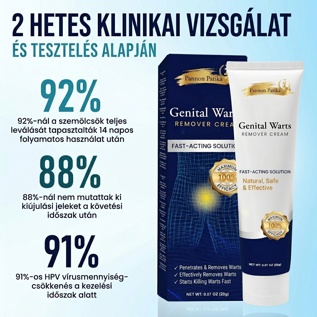 Pannon Patika® nemi szemölcs eltávolító krém 👨 Férfiakra tervezve