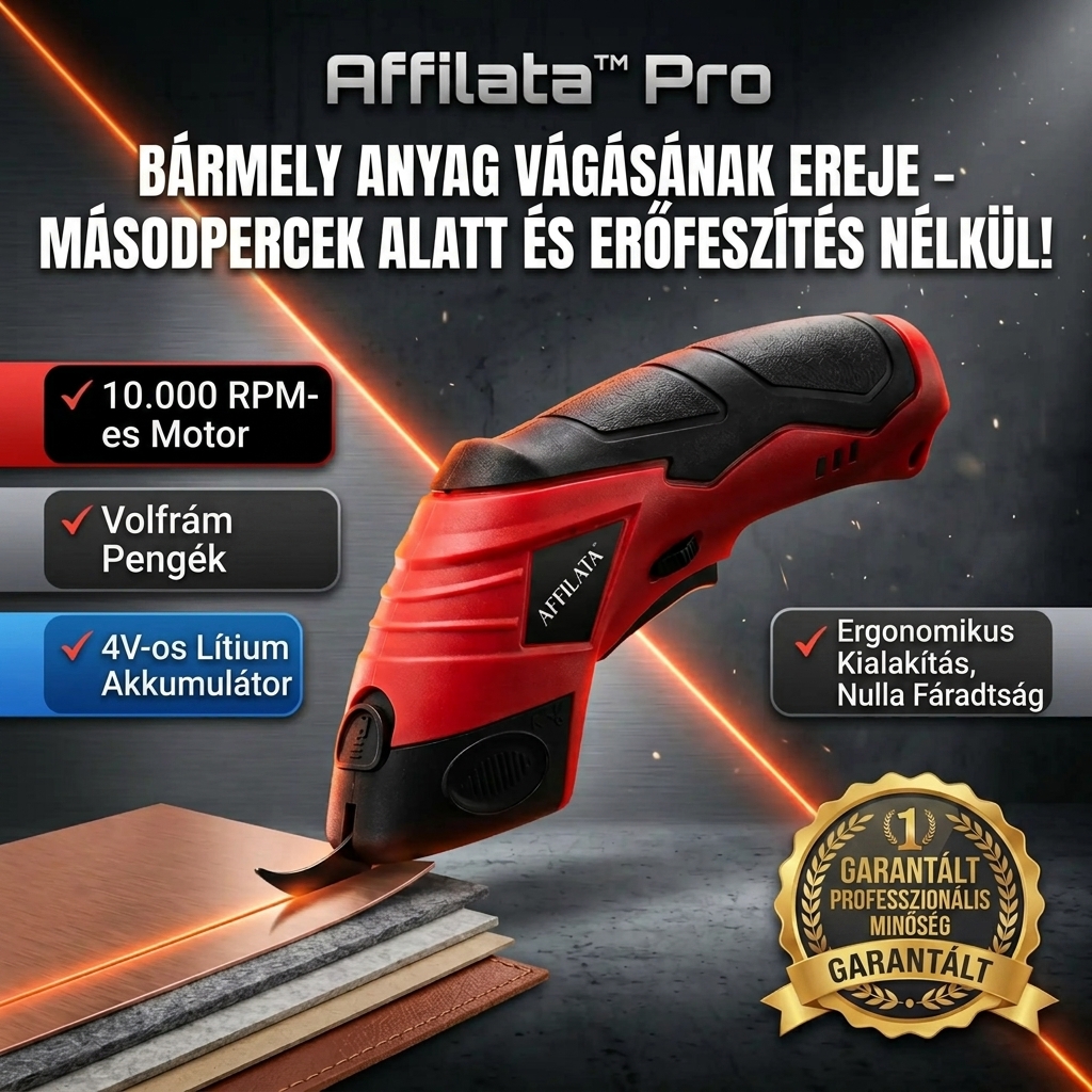 Affilata™ Pro - Vezeték nélküli elektromos olló