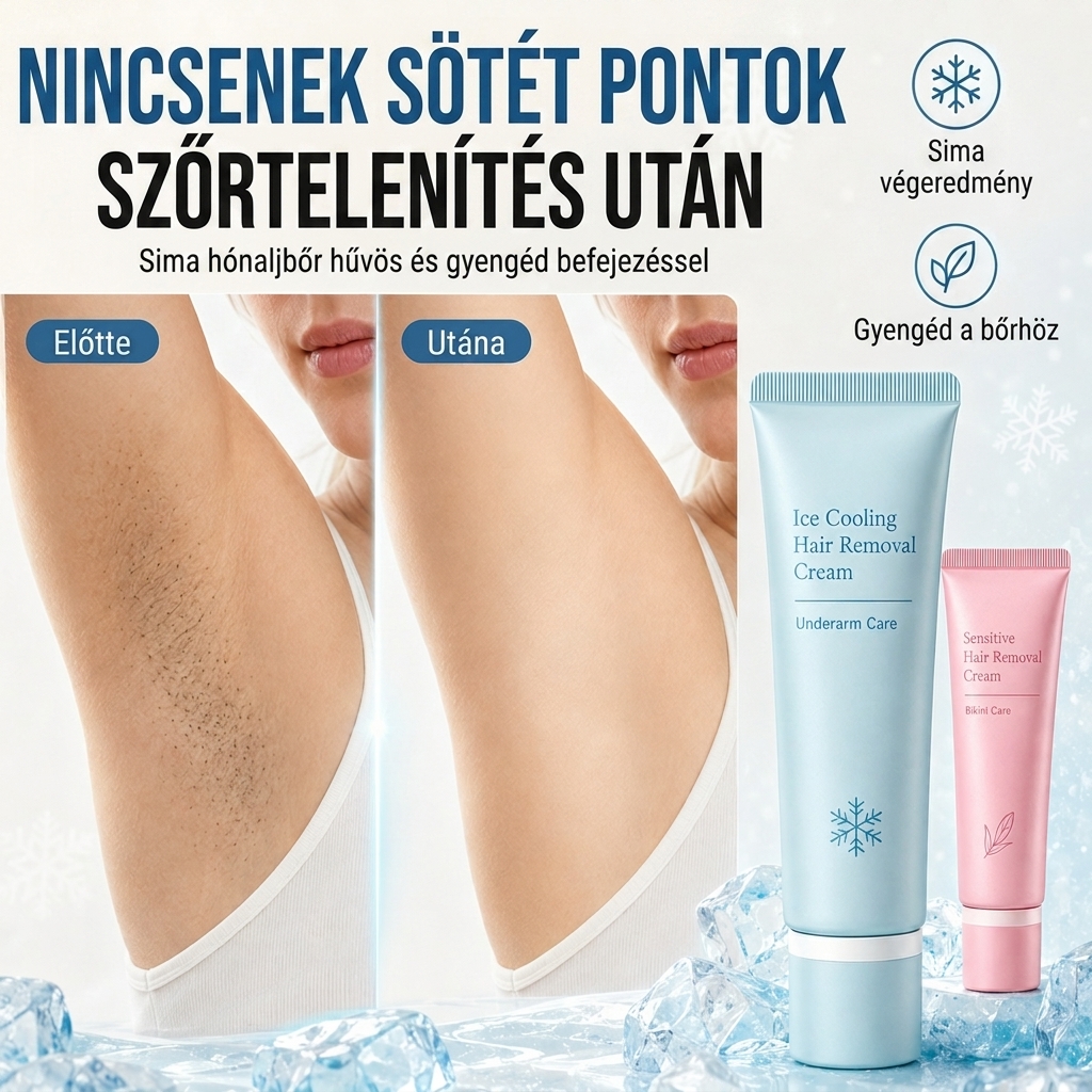 💥 Fájdalommentes, gyengéd szőrtelenítő krém – mostantól otthon, kínzások nélkül!