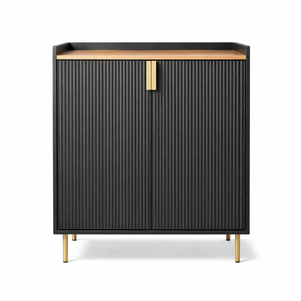 Moderner Weinschrank mit 9-Flaschen-Regal für Wohn- und Essbereich