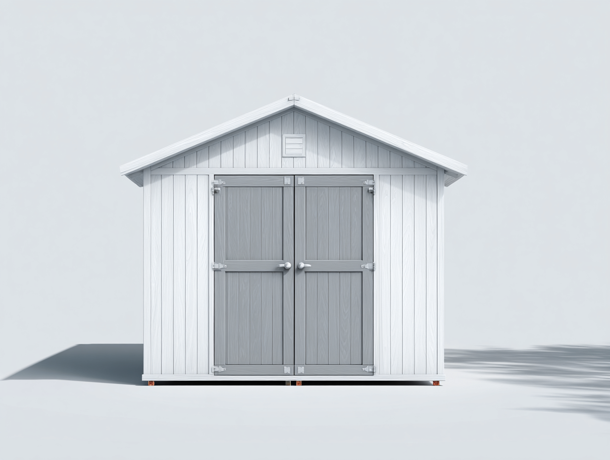 Gartenhäuser Holz 230x200x220 cm - Weiß - klassisches Gartenhaus geeignet für Garten und Terrasse-Cozymybay