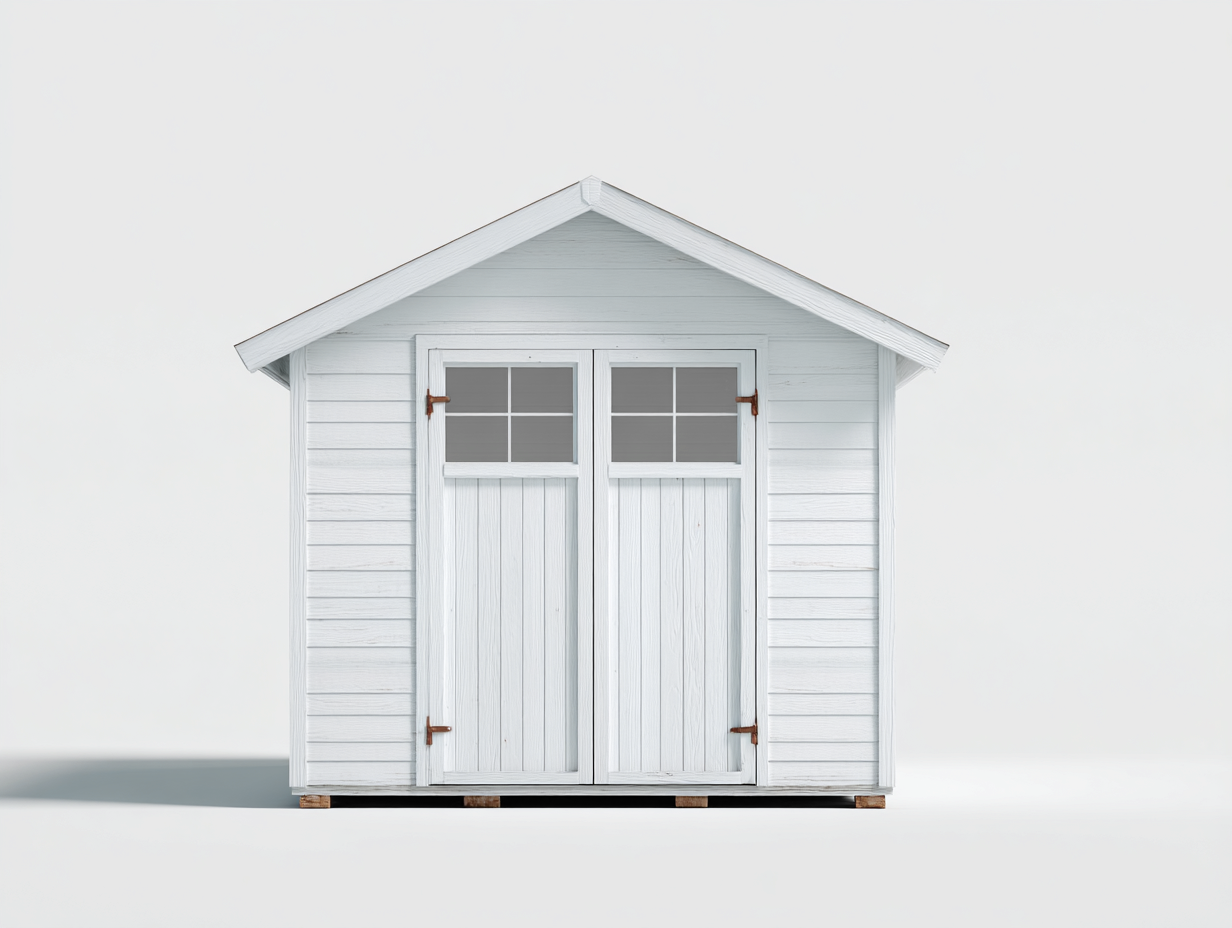 Gartenhäuser Holz 220x200x220 cm - Weiß - klassisches Gartenhaus geeignet für Garten und Terrasse-Cozymybay
