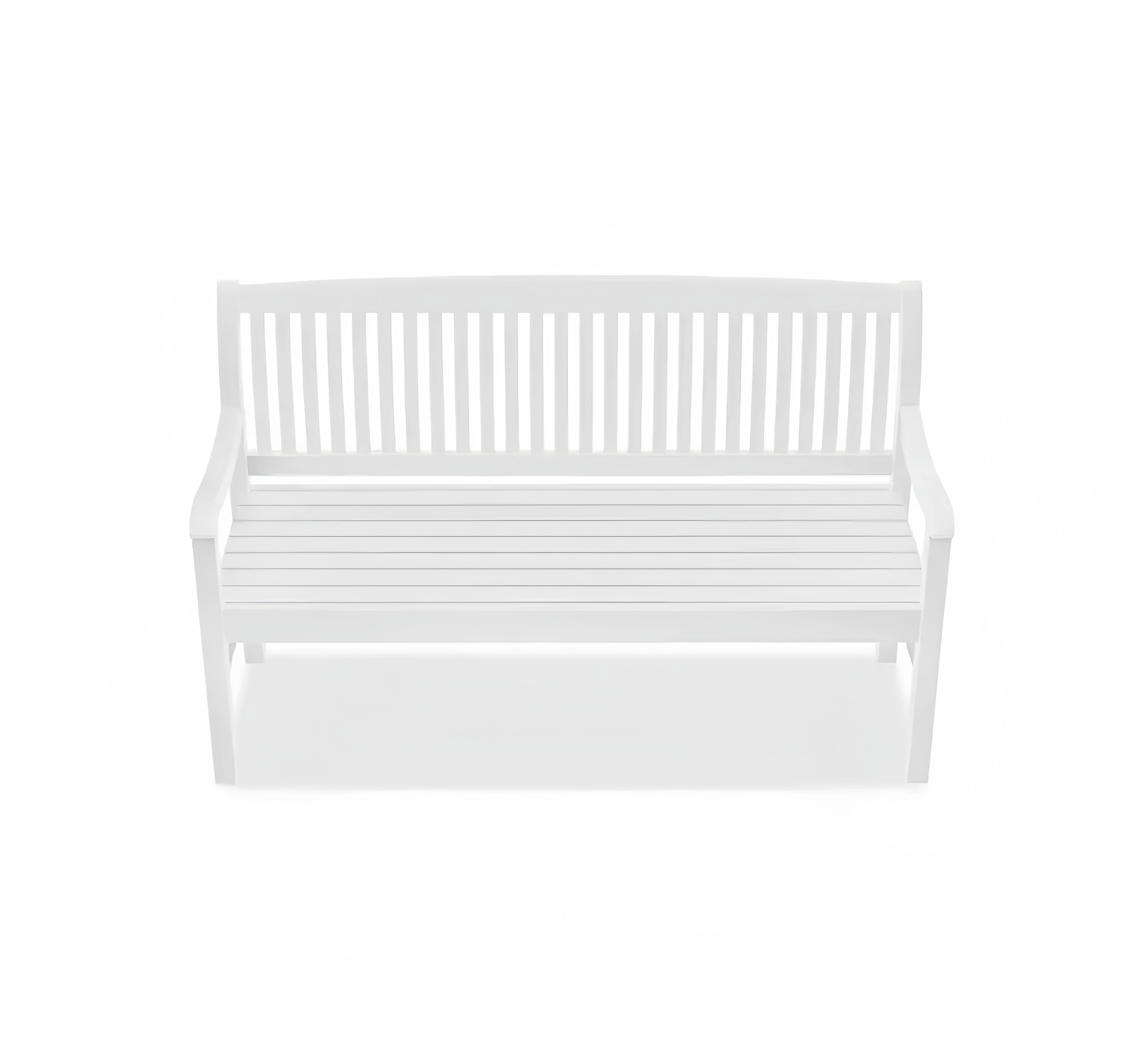 Wetterfeste Holzgartenbank für 3-4 Personen, belastbar bis 320 kg, 150 cm