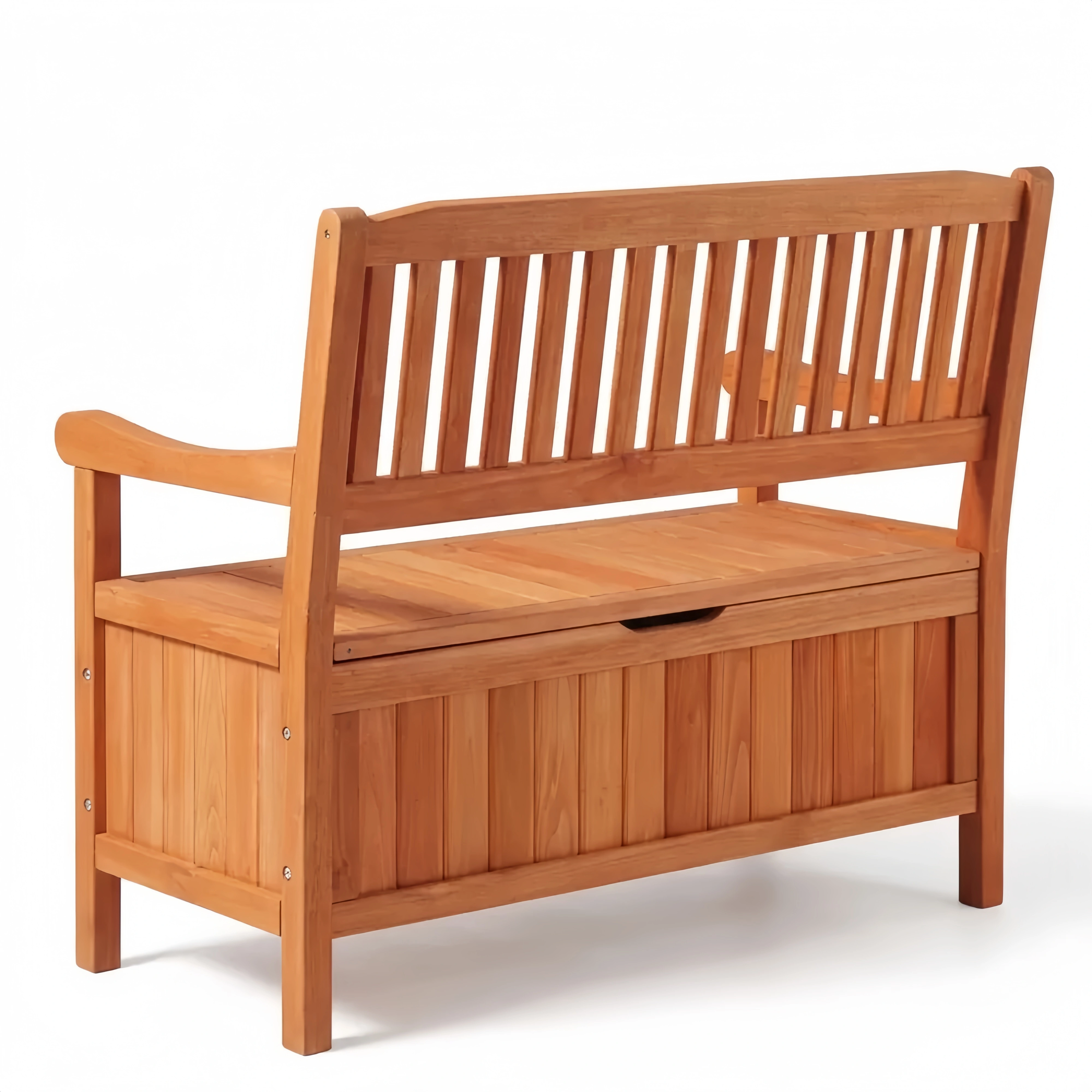 Praktische Gartenbank mit Stauraum, Belastbarkeit bis 328 kg, ideal für Terrasse, Garten oder Balkon