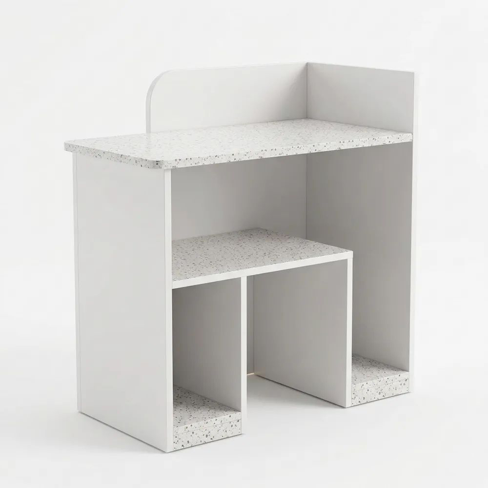 Moderne Empfangstheke mit Schubladen und Schränken für Büro und Salon